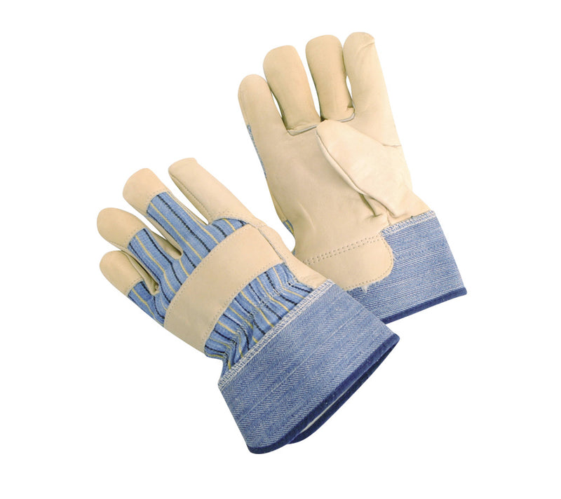 Work Force 35 – Grain Leather Gloves With Cuff