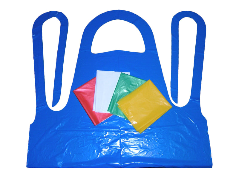 Work Force Disposable  Polyethylene Aprons Case of 500 Thick .04MM