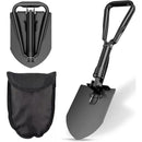 Folding Military Emergency Garden Camping Shovel w Pouch