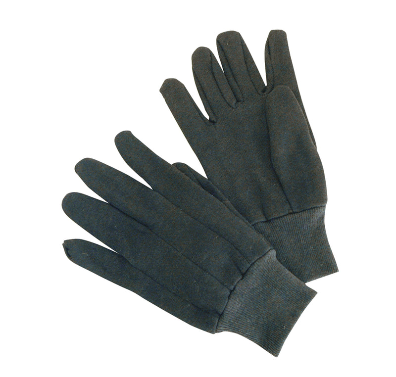 Work Force Brown Jersey Gloves