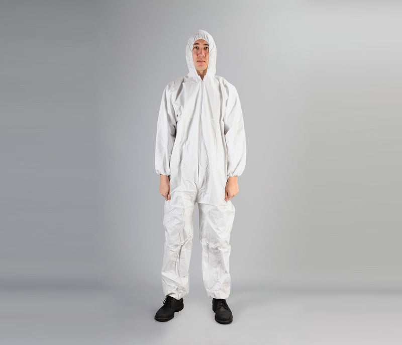 Work Force Microporous Coated Coveralls Hood & Bootie