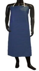 Work Force 8 mil Blue Vinyl, Thread Sewn Edge Aprons