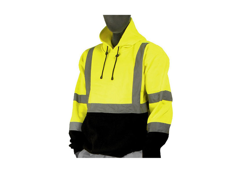 Work Force ANSI/ISEA 107-2015 Class 3 Pullover Reflective Hooded Sweatshirt