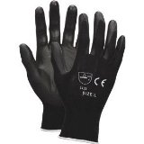 1 Dozen 13 Gauge Work Safety Polyurethane Coated Nylon Work Gloves
