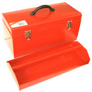 20" Metal Tool Box W/ Metal Tray, TQI Pro Series