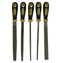 5Pc. 12" File Assortment Set with Soft Touch Handles