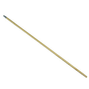 Valley 15/16" X 60" Wood Push Broom Handle, Metal Threaded Tip (USA)