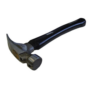 Valley Framing Hammer, Curved Hickory Handle (Black)