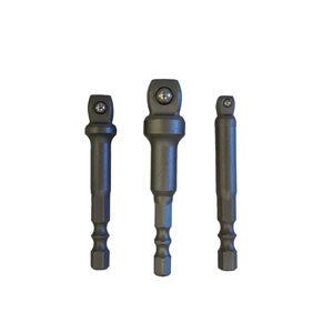 Valley 3 Pc. Wobble Power Extension Bar, 1/4"-3/8"-1/2" Drive