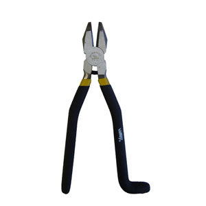 Valley 9" Ironworker Plier With Spring - 90 Degree Hook, CR-V, Foam Grips