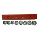 Valley 9 Pc. 3/4" Dr. Shallow Socket Set, Cr-v, Metal Case (SAE)