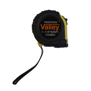 Valley Tape Measure, Combo. Blade, Pro-series