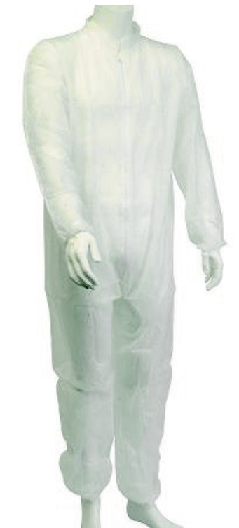 Work Force Tyvek Coveralls With Elastic Wrists & Ankles
