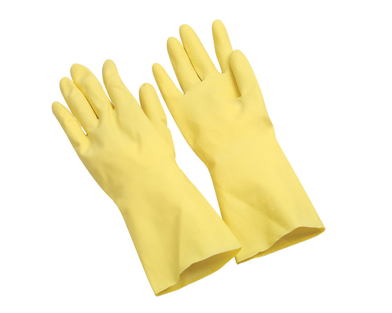 Work Force Yellow Flock Lined Gloves